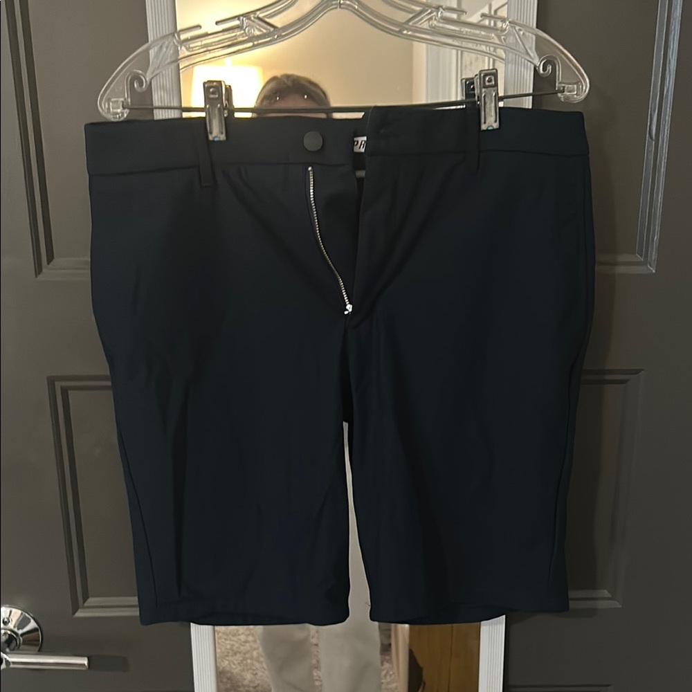 johnnie-O Navy Flat Front Shorts